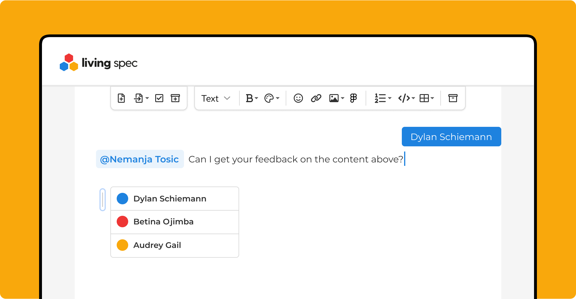 Ask for Feedback