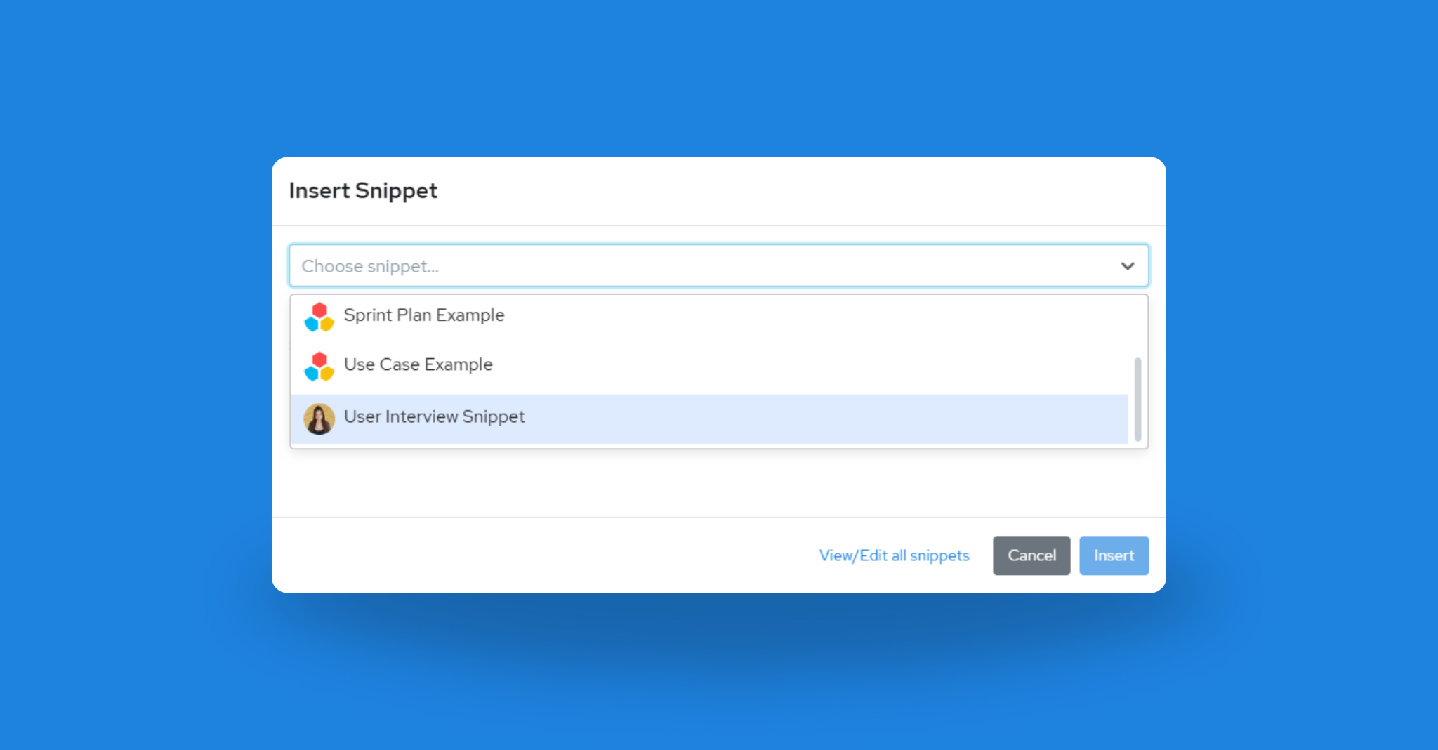 Structure User Interviews