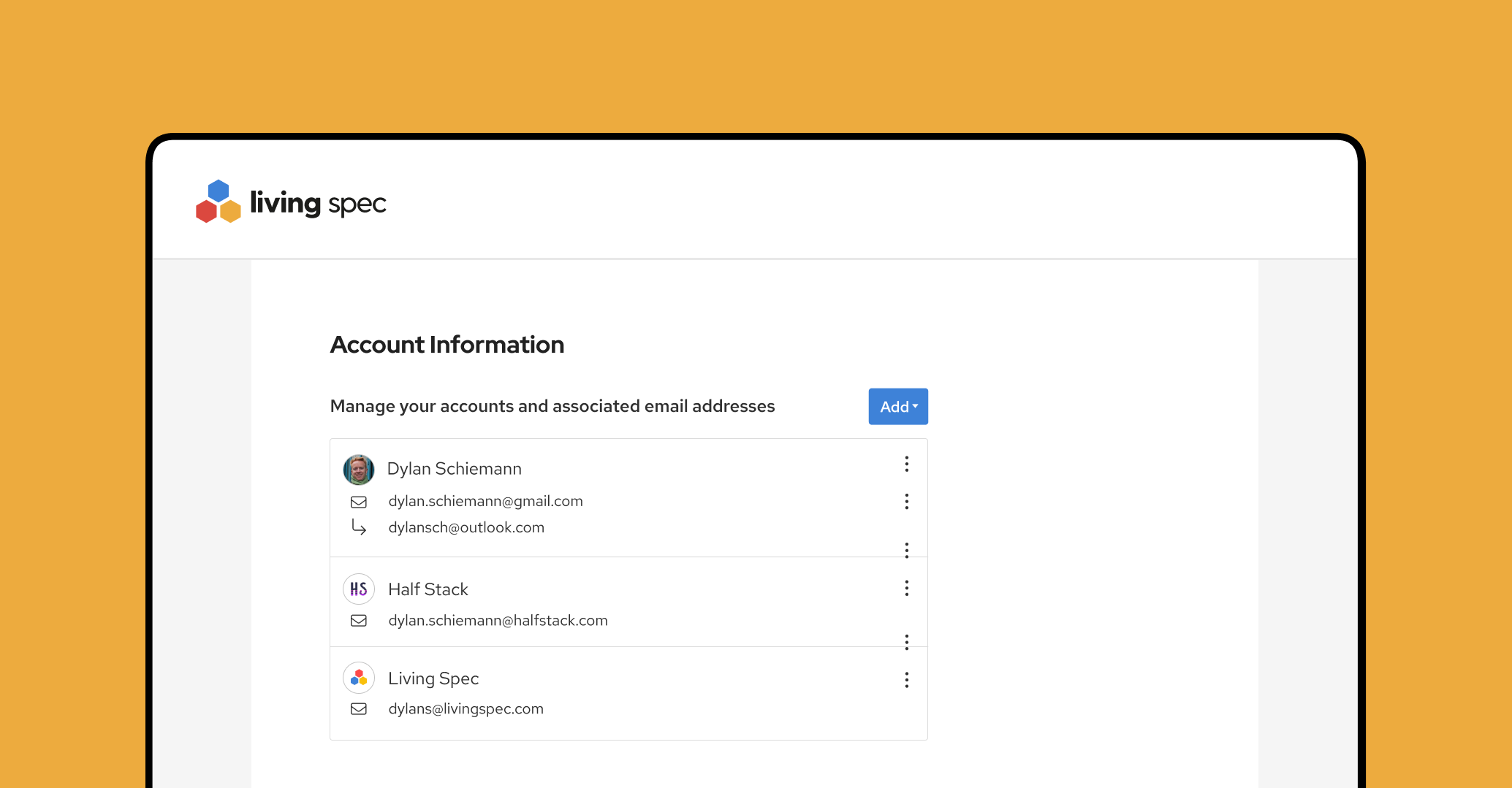 Accounts vs. Aliases