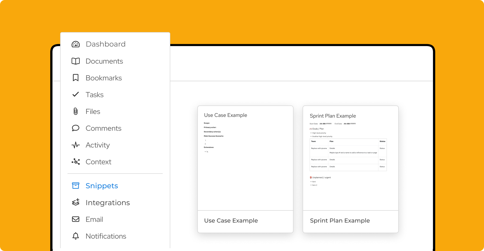Example Snippets