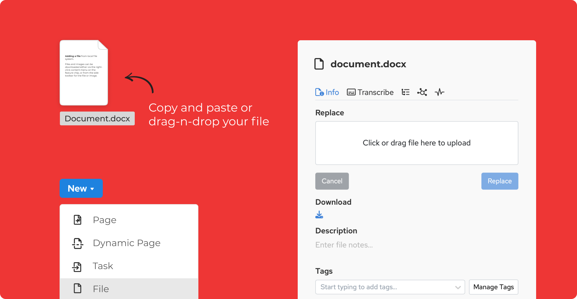Contextual Files in Page Sidebar