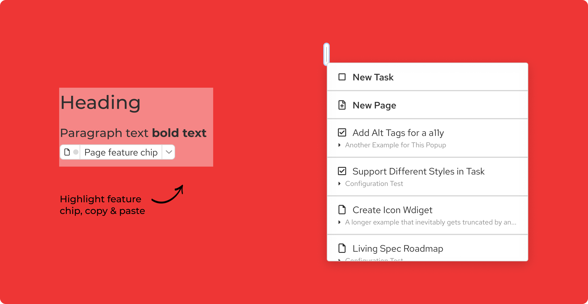 Copying Across Documents
