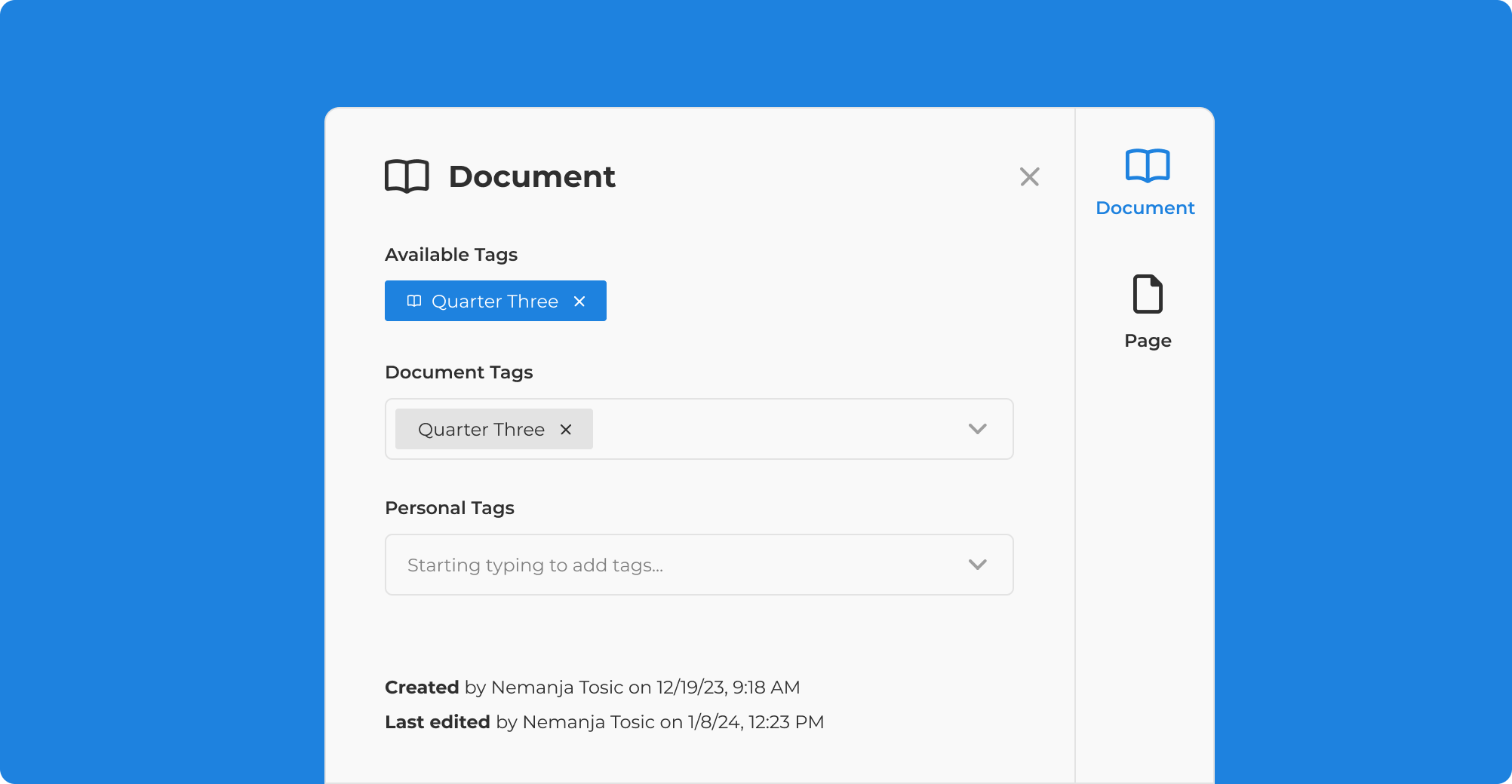 Dynamic Page Tasks