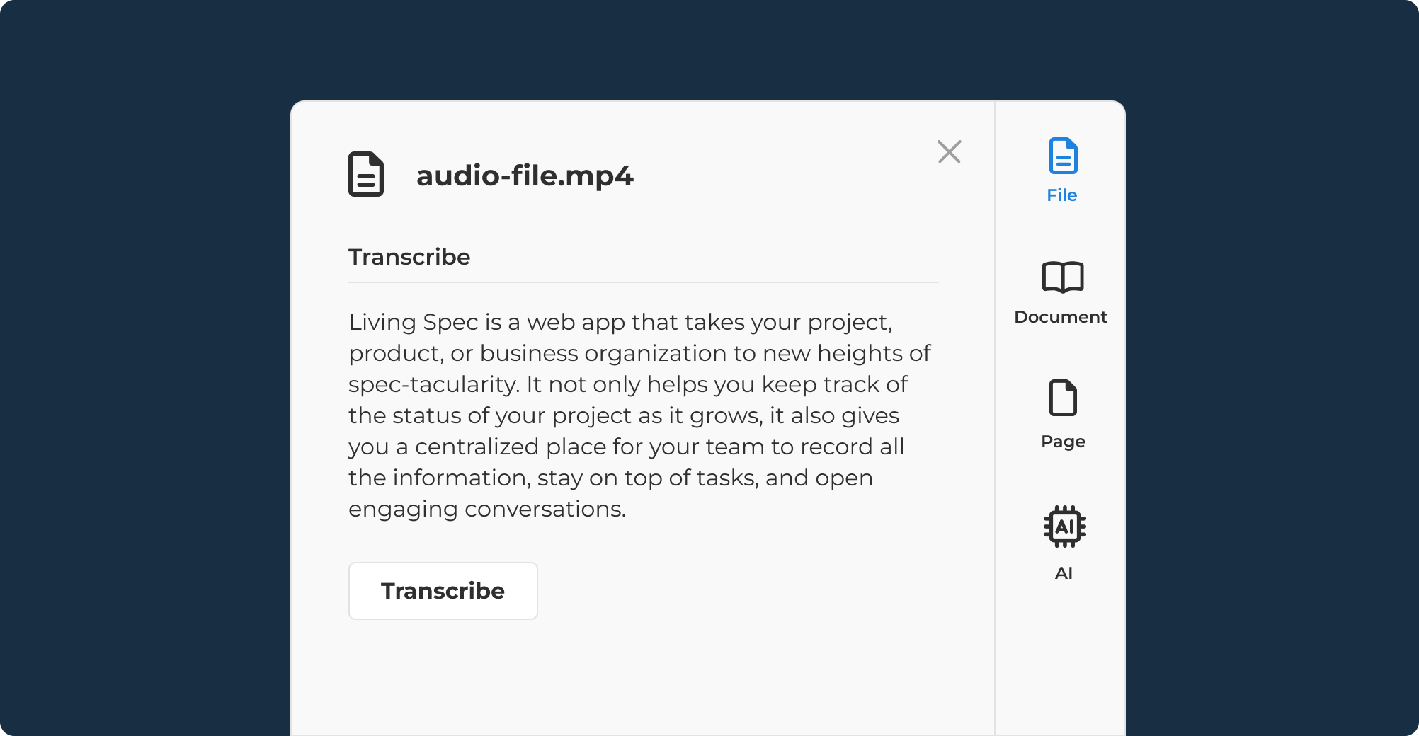Transcription